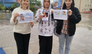 Уличная акция «Время бросить курить» Уличная акция «Время бросить курить»
